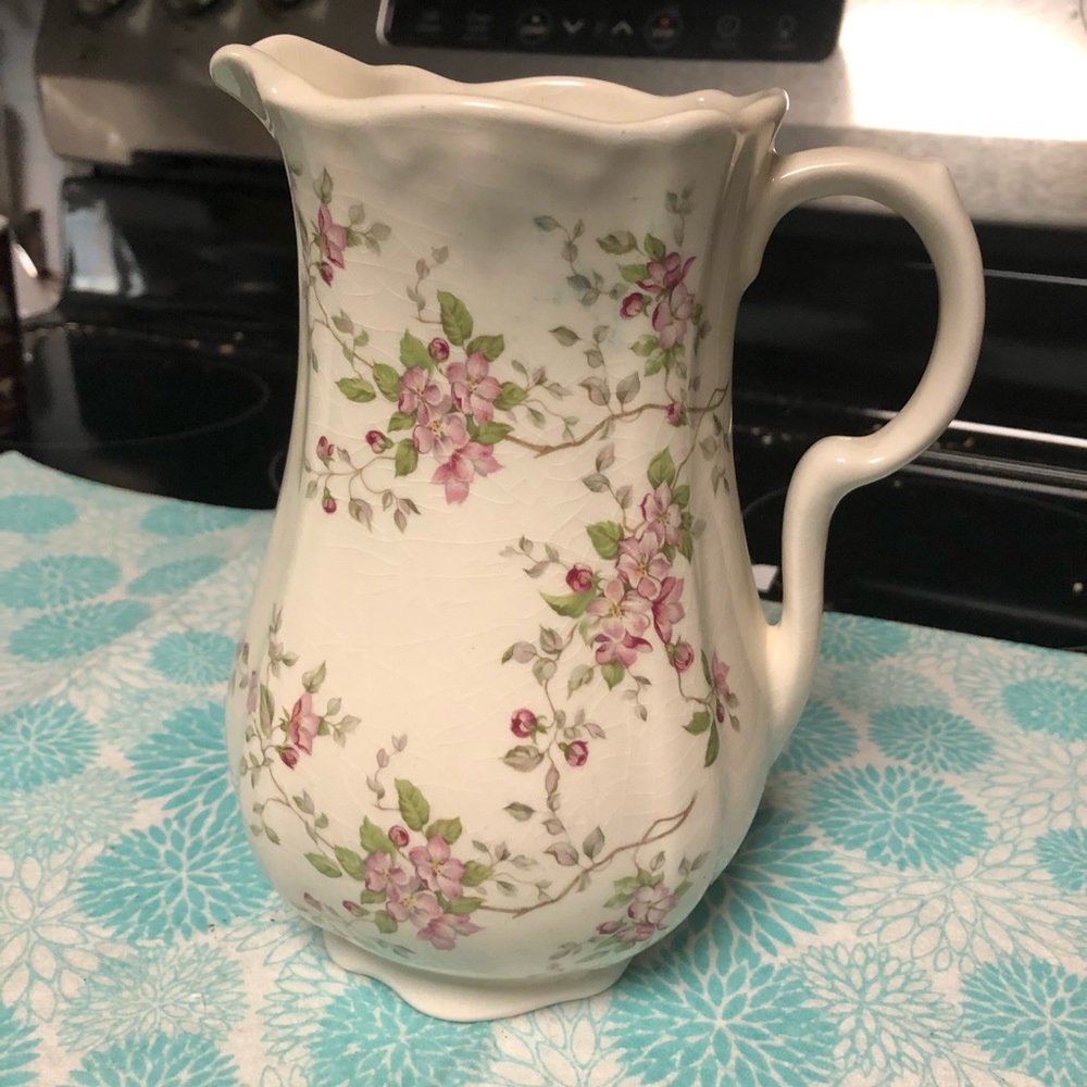 Ironstone “Empress” English China Pitcher- 498 $35 or $30 w/offer